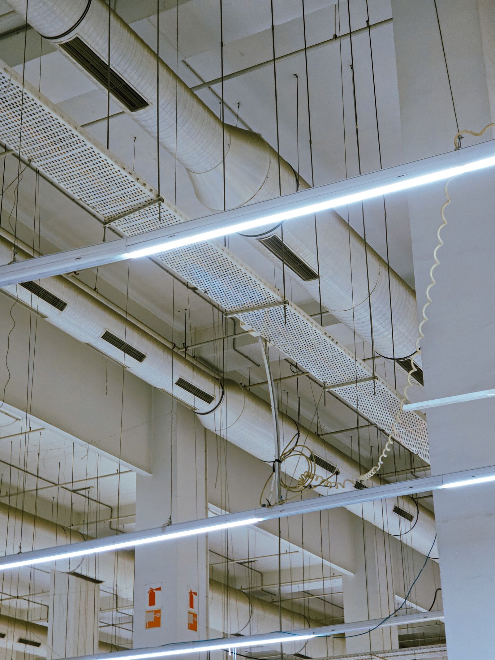 Indoor ceiling services and utilities
